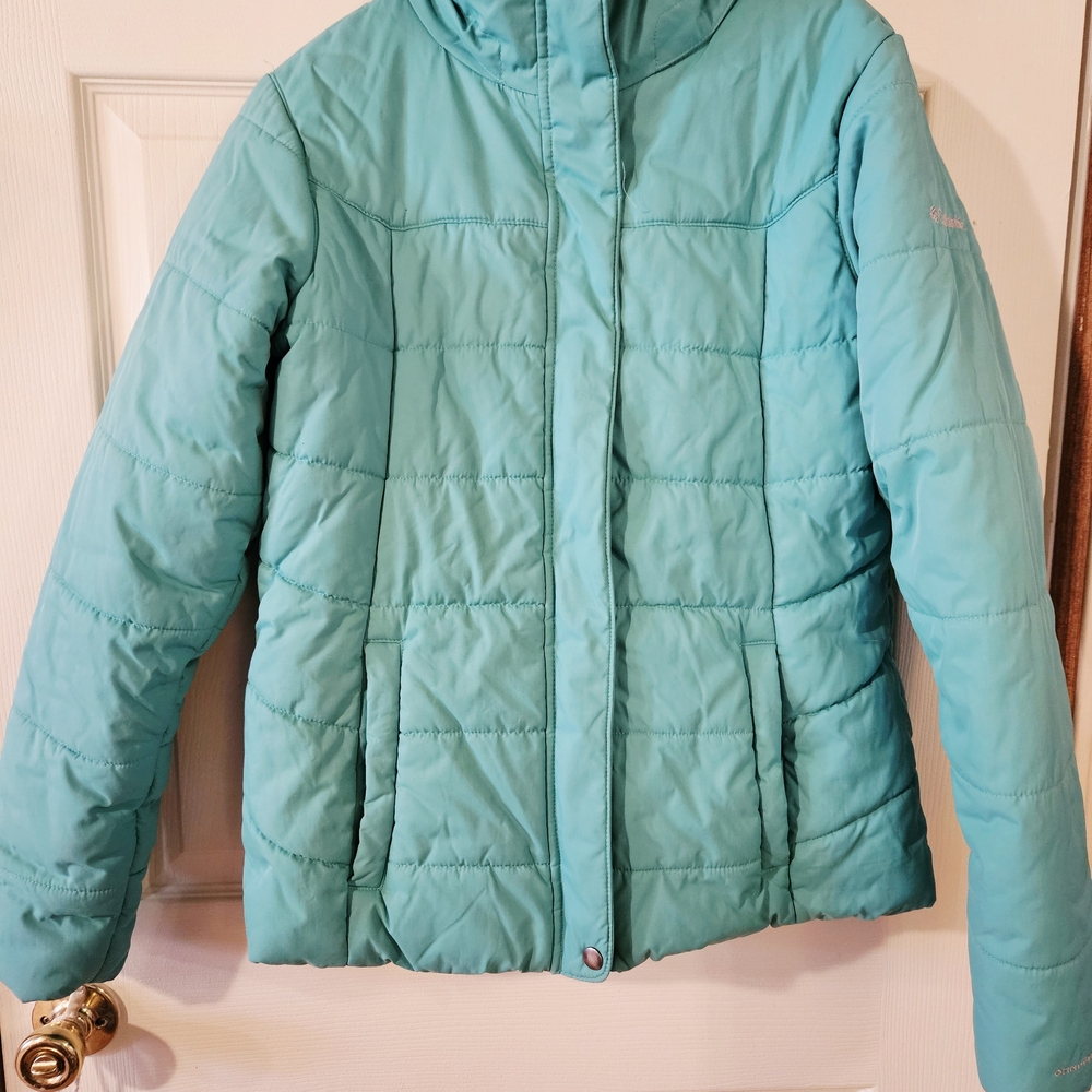 Columbia Aqua Quilted Jacket